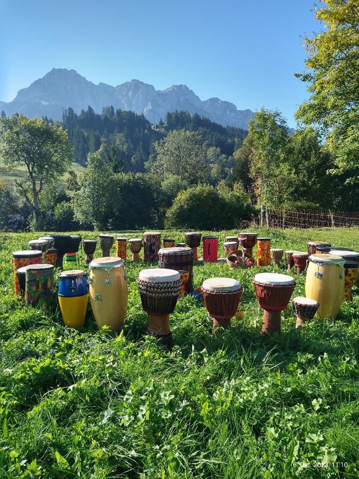 Gemeinsam im Rhytmus - Trommelworkshop